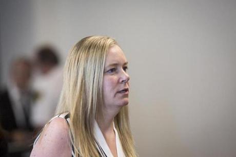 Aisling Brady McCarthy was in court in Woburn last July. 
