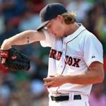 Red Sox starter Henry Owens is feeling the heat as the Yankees slap him around in the second inning.