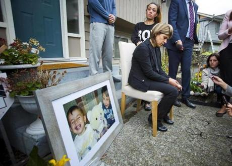 Tima Kurdi, sister of Syrian refugee Abdullah Kurdi whose sons Aylan and Galip and wife Rehan were among 12 people who drowned in Turkey trying to reach Greece. 

