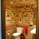 The Salty Pig?s restroom walls are adorned with copies of the comic strip ?The Far Side.? 