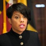 Baltimore Mayor Stephanie Rawlings-Blake spoke during a news conference in Baltimore, Maryland in this  photo from July 8, 2015. 