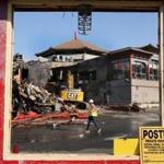 Demolition got underway at former Weylus restaurant on Route 1 in Saugus.