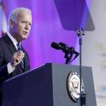 Vice President Joe Biden spoke at the Solar Power International trade show in Anaheim, Calif.