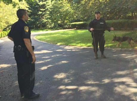State Police K9 units helped in the search.
