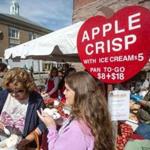 Apple crisps were sold during the Johnny Appleseed Festival held in the center of Leominster. 