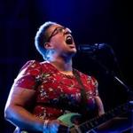 Brittany Howard (above) and  Alabama Shakes, Hozier (left), and Nate Ruess (below) performing on Sunday at Boston Calling.