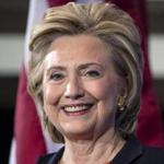 Hillary Clinton in Washington on Saturday.