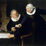 Rembrandt?s ?Jan Rijcksen and His Wife, Griet Jans,? known as ?The Shipbuilder and His Wife,? on view as part of the Class Distinctions: Dutch Painting in the Age of Rembrandt and Vermeer? show at the Museum of Fine Arts.