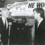 Ted Kennedy congratulated his son Patrick after he captured a victory in his first race for state representative in Rhode Island.
