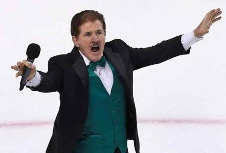 Rene Rancourt wore green on St. Patrick?s Day this year when the Bruins hosted the Sabres.
