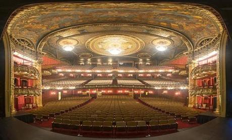 The Colonial Theatre would be transformed into a dining hall and performance space under Emerson College?s plan.
