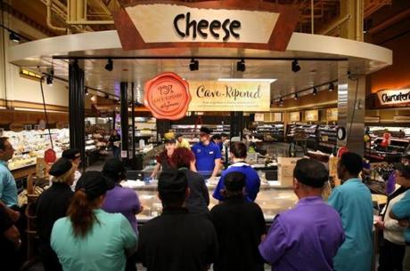 Wegmans prepared several hundred employees for the opening of the Westwood store this weekend.
