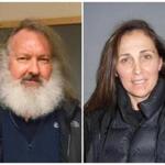 U.S. actor Randy Quaid (left) and his wife Evi after being arrested at the U.S. Border. 