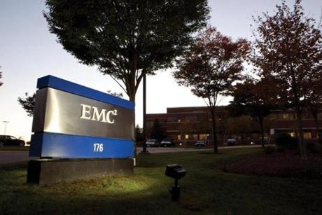 HOPKINTON, MA - OCTOBER 12: An exterior view of EMC Corporation world headquarters on October 12, 2015, in Hopkinton, Massachusetts. In the biggest tech merger in history, Dell announced that it has agreed to buy corporate software, storage and security giant EMC for $67 billion. (Photo by Kayana Szymczak/Getty Images)
