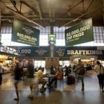 Advertisements for DraftKings adorned Boston?s South Station in September.