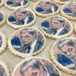 A bakery in Indianapolis is selling cookies with the Tom Brady courtroom sketch on them prior to this weekend's matchup between the Patriots and the Colt