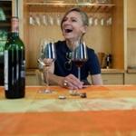Marie Keep, director of fine wines at Skinner, visits Lower Falls Wine Company in Newton.