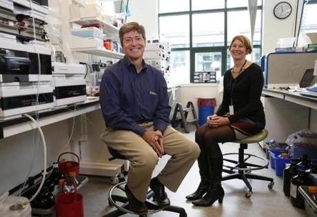 Merrimack Pharmaceuticals? chief executive Bob Mulroy and head of discovery Birgit Schoeberl have a drug that aims to treat pancreatic cancer.
