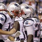Tom Brady (left) was his usual stellar self, and he had some help from LeGarrette Blount, who scored two touchdowns. 