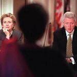 President Bill Clinton and Hillary Clinton listened in 1999 to a Rwandan woman?s stories of surviving the 1994 genocide. Bill Clinton has said he is haunted by the massacres.