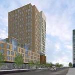 21fenway - Rendering of a planned apartment building at 1350 Boylston Street. (ADD, Inc.)