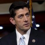 Representative Paul D. Ryan spoke Tuesday night after meeting with fellow Republicans in Washington.