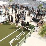 Fans watched an NFL game from FanDuelVille, an area opened in collaboration with the fantasy sports gaming website FanDuel, at EverBank Field last month.