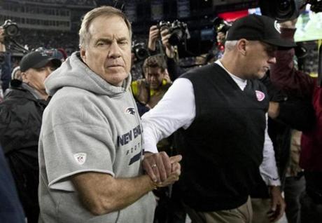 Bill Belichick was always good for a frosty postgame handshake with former Jets coach Rex Ryan, but things seem to have thawed between the AFC East rivals.

