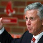 10/13/15: Boston,MA: Red Sox President of Baseball Operations Dave Dombrowski held a media availability at Fenway Park this afternoon. He answered questions about the state of the team and his plans for it going forward. (Globe Staff Photo/Jim Davis) section:sports topic:dombrowski