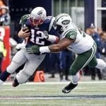 The Jets had only three sacks of Tom Brady on Sunday ? including this one by Sheldon Richardson in the second quarter ? but that?s also because the Patriots frequently kept an extra blocker in the backfield. 
