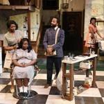 From left: Jasmine Rush, Meagan Dilworth, Keith Mascoll, and Cloteal L. Horne in ?Saturday Night/Sunday Morning?? at Lyric Stage Company of Boston.