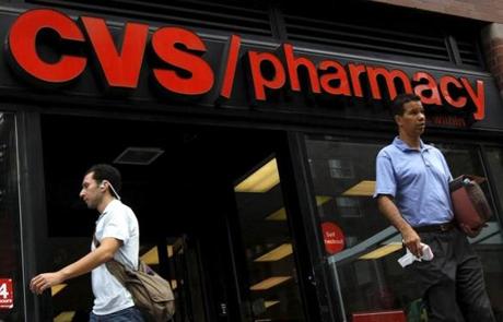 A CVS pharmacy is seen in New York City, in this July 28, 2010, file photo. CVS is expected to release Q2 results this week. REUTERS/Mike Segar/Files GLOBAL BUSINESS WEEK AHEAD PACKAGE - SEARCH 