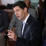 Newly elected House Speaker Paul Ryan gavels in the House Chamber on Thursday.