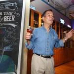 Jim Koch, on the job in Boston Beer?s Jamaica Plain brewery last year, helped launch the industry pioneer in 1984.