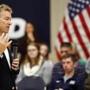 Republican presidential candidate Sen. Rand Paul spoke at the University of New Hampshire.