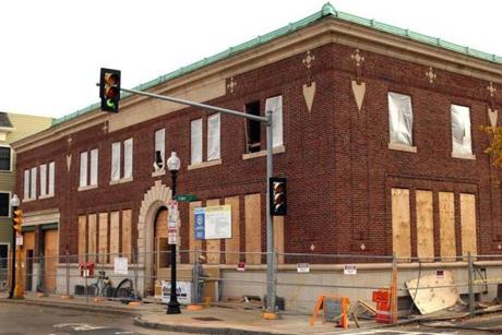 A former police station in South Boston is being converted into veterans? housing.
