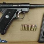 Police said they recovered this gun.