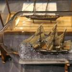 A model of the Charles W. Morgan in a bottle will be part of the USS Constitution Museum?s exhibit of ship models.