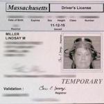 Pastafarian Lindsay Miller's driver's license. (American Humanist Association)