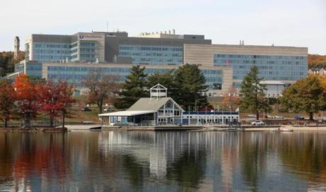 UMass Memorial, with its Worcester teaching hospital (above), is the dominant health care provider in Central Massachusetts. Its CEO, Dr. Eric W. Dickson, is helping turn its finances around.
