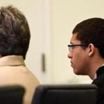 Philip Chism listened to testimonies at the Salem Superior Courthouse on Friday.