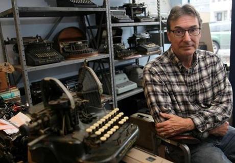 Tom Furrier, who sells and repairs typewriters, says a third of his customers are under age 30. 
