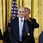 President Obama presented the Presidential Medal of Freedom to James Taylor.