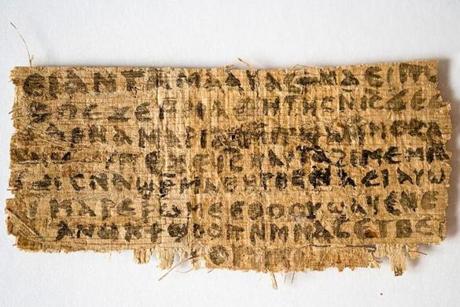 Fragment of a fourth-century codex contains a dialogue between Jesus and his disciples in which Jesus speaks of ?my wife.? This is the only extant ancient text which explicitly portrays Jesus as referring to a wife.
