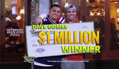 DraftKings has spent about $154.5 million this year on its commercials, which suggest winning can be easy.

