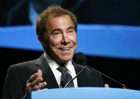 Wynn Resorts CEO Steve Wynn delivered the keynote address at Colliers International Annual Seminar at the Boston Convention Center in Boston.
