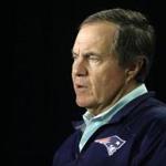 New England Patriots head coach Bill Belichick faces reporters during a news conference before a scheduled NFL football practice, Wednesday, Dec. 2, 2015, in Foxborough, Mass. The Patriots are to play the Philadelphia Eagles Sunday, Dec. 6, in Foxborough. (AP Photo/Steven Senne)
