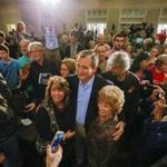 Ted Cruz greeted supporters after participating in a town hall campaign event in South Carolina. 