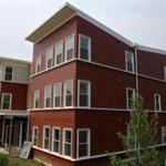 A recently built affordable housing property in Roslindale.