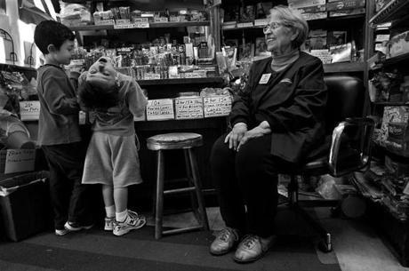 Ethel Weiss ran her Brookline toy store since 1939.
